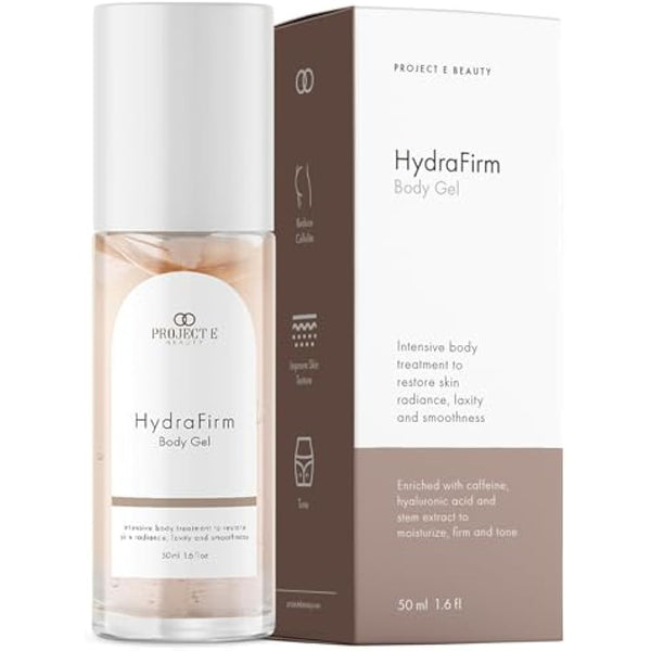 HydraFirm Body Gel by Project E Beauty | Firming and Sculpting | Reduce Cellulite | Body Shaping & Contouring | Tightens & Firms | Loose and Sagging Skin | 50ml