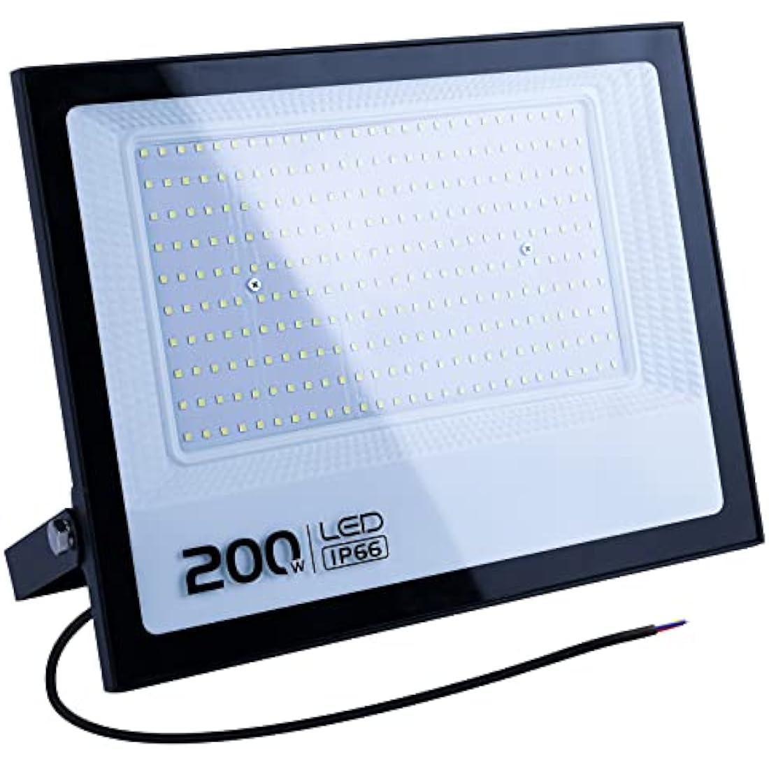 Ubanner 1pack LED Flood Light, Cool White 6000K, IP66 Waterproof Super Bright Work Light, 220V, Outdoor Floodlight for Yard, Garden, Garage, Lawn, Court…