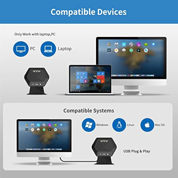 NETUM 1D 2D QR Presentation Scanner Hands-Free USB Barcode Scanner Omnidirectional Wired Bar code Reader for Mobile Payment Computer Screen Scan Support PDF417, Securpharm Code(Data Matrix) NT-7060