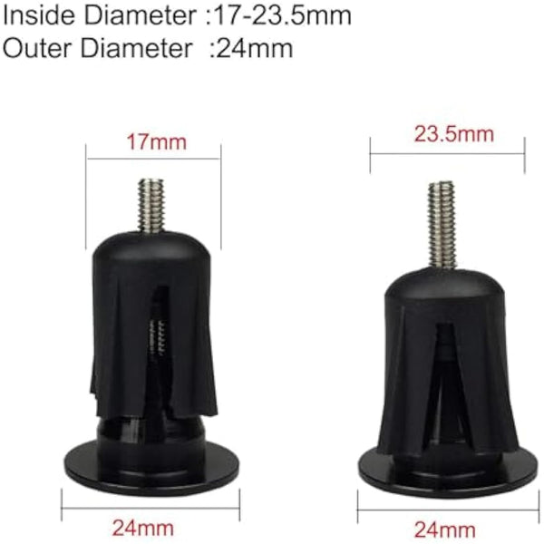 PLATT Bike Handlebar Grips with Aluminum Lock Non-Slip Rubber Bicycle Handle Grip for MTB/BMX