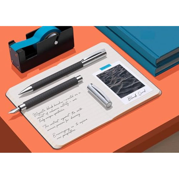 Faber-Castell F147055 Ambition Opart Ballpoint Pen - Black Sand