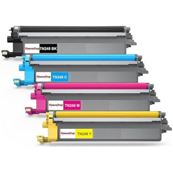 HenceBuy TN248 Toner Cartridges Compatible with Brother TN248XL TN-248 for Brother HL-L3220CWE HL-L3240CDW HL-L8240CDW DCP-L3560CDW DCP-L3520CDWE DCP-L3520CDW MFC-L3740CDWE MFC-L8390CDW (4 Pack)