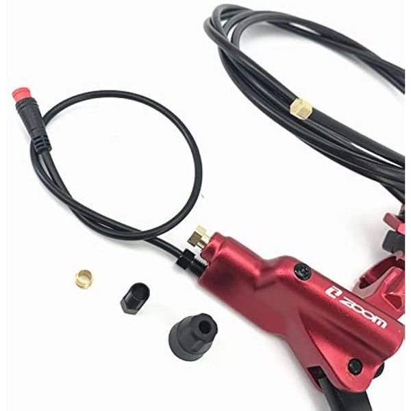 Zoom Hydraulic Disc Brake for E-bike HB-875-E Front & Rear Set No Rotor