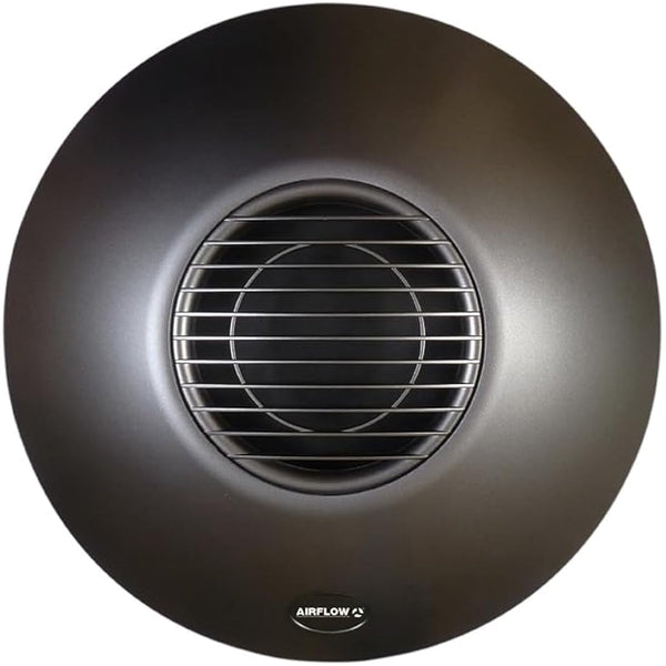 Airflow iCON 15 Fan Cover in Elegant Anthracite (Dark Grey) – Designer Look for Bathrooms – Fits iCON 15 Extractor Fan