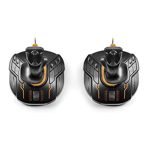 Thrustmaster T16000M FCS Hotas - Flight Control System with Joystick and Throttle, Featuring H.E.A.R.T HallEffect AccuRate Technology for PC