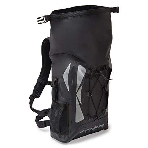 Ettore Cycling Rucksack 100% Waterproof Dry Bag 30L - Black - Eclipse