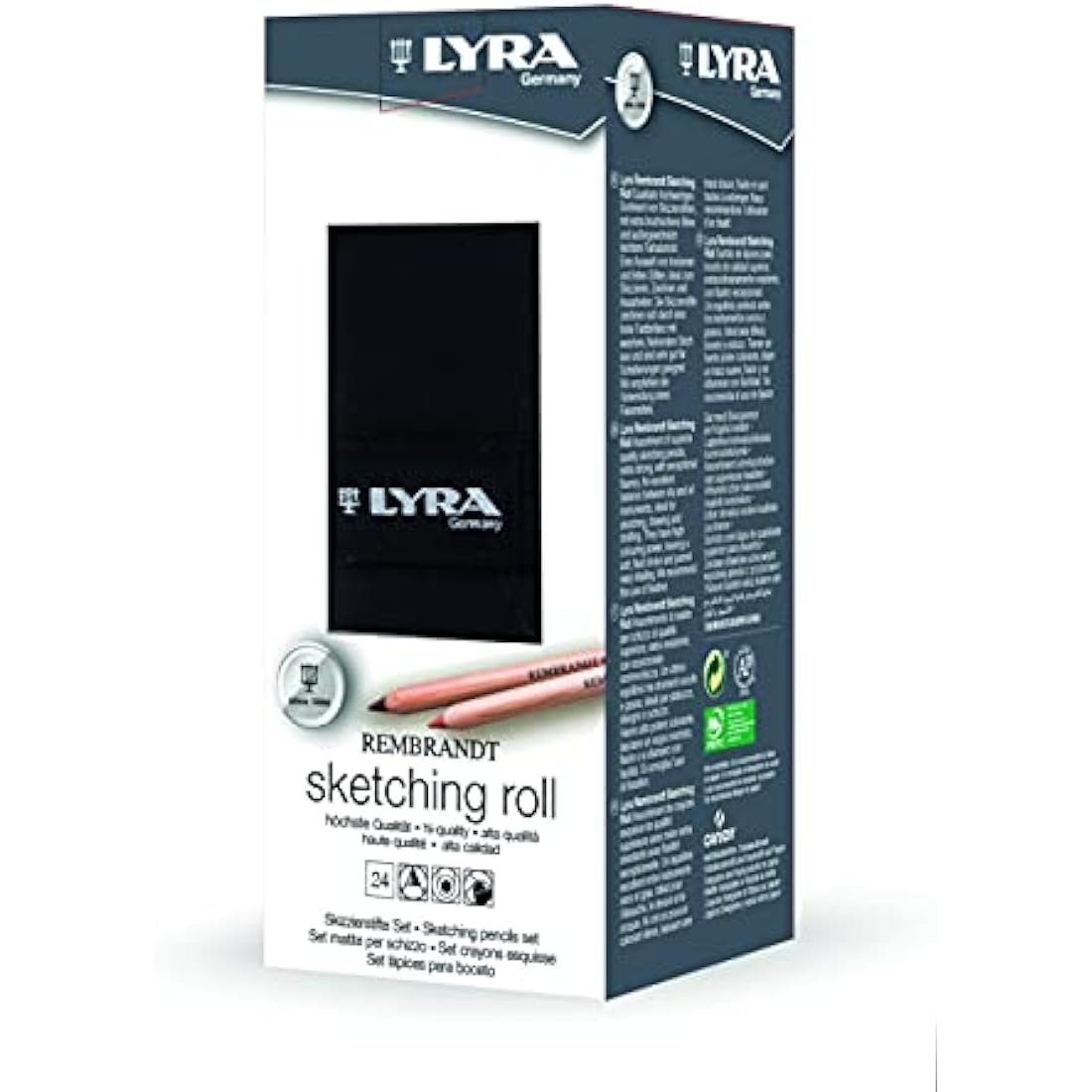 LYRA Rembrandt Art Specials, Fine Art Sketching Set, 24 Pieces, Assorted Pencils, For Professionals & Students