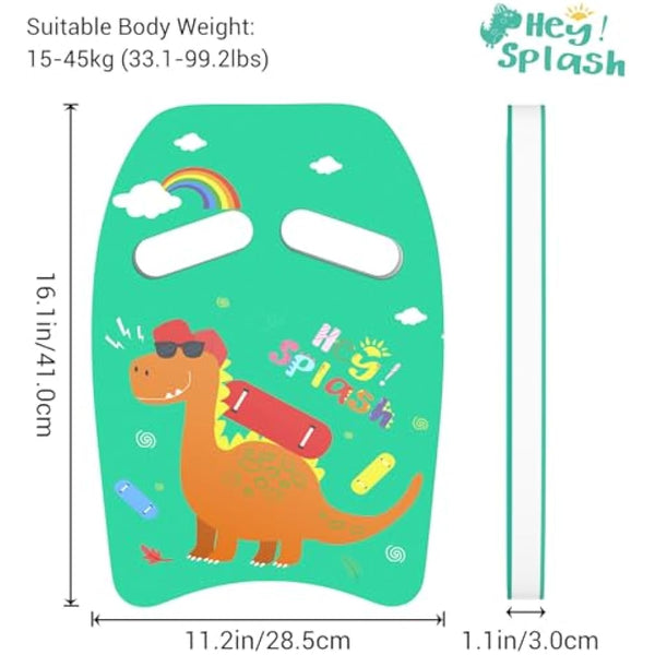 HeySplash Swimming Kickboard, Swimming Floats for Kids and Adults, Children Pool Float Swim Training Equipment Aids, Swimming Exercise for Beginning Swimmers Kick Board, Easy Learn to Swim