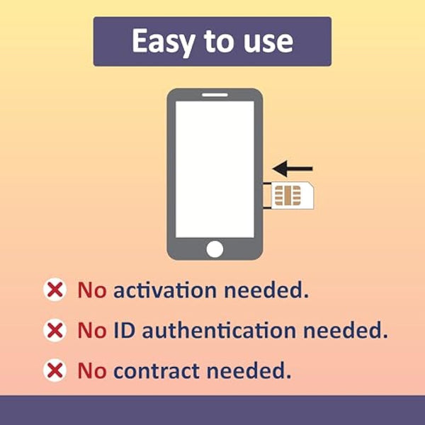 EU+Turkey SIM Card 30 Days | Data ONLY | 20GB of High-Speed 4G LTE Data | Europe Travel Sim Card | NO Registration, ID authentication Needed! |No Calls, NO SMS
