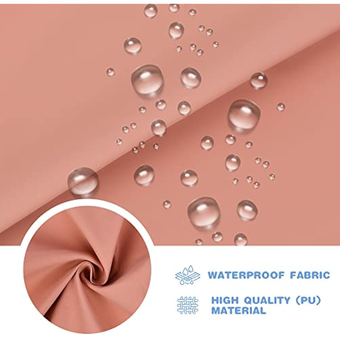 Vicloon Baby Weaning Bibs, PU Feeding Bibs With Long Sleeves, Waterproof Toddler Bibs Easy to Clean, Suitable for Babies From 6 Months to 12 Months