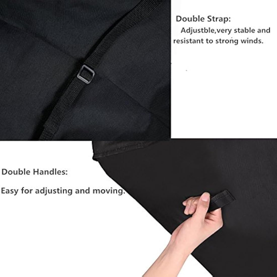 HONGCI BBQ Cover - Outdoor Waterproof Barbeque Cover, 600D Oxford Fabric Heavy Duty Gas Grill Cover for Large 2-3-4 Burner Barbecue Cover Waterproof & Dust-proof & Anti-UV (60 * 30 * 47.5 Inch)