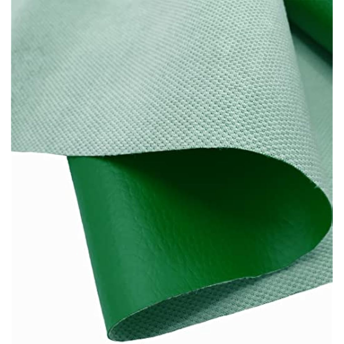A-Express Grained Faux Leather Fabric Waterproof Heavy Duty Leatherette Vinyl Leathercloth Upholstery Textured Material - Bottle Green 1 Metre 100cm x 140cm