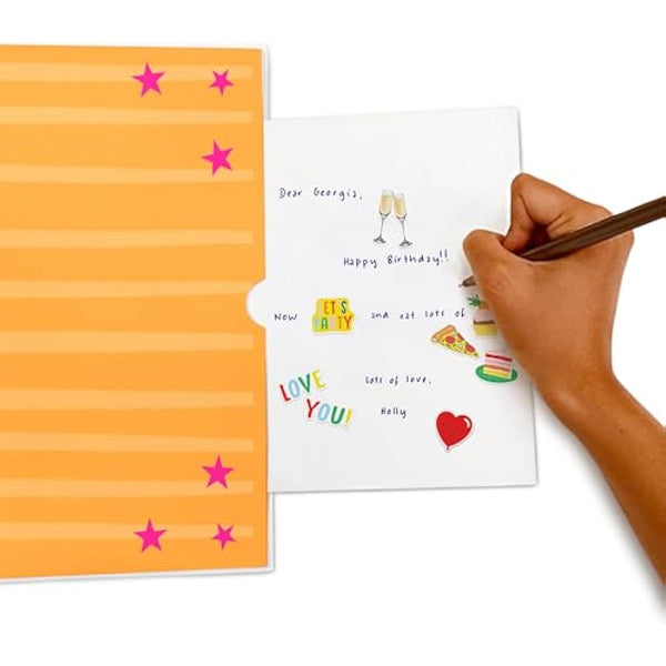 Central 23 Friend Birthday Card Female - Pop Up Birthday Cards For Women - Sassy Giraffe - Funny Pop Up Card For Her - Gifts For Mum Sister Aunt Daughter Best Friends - Cheeky Mothers Day Card For Her