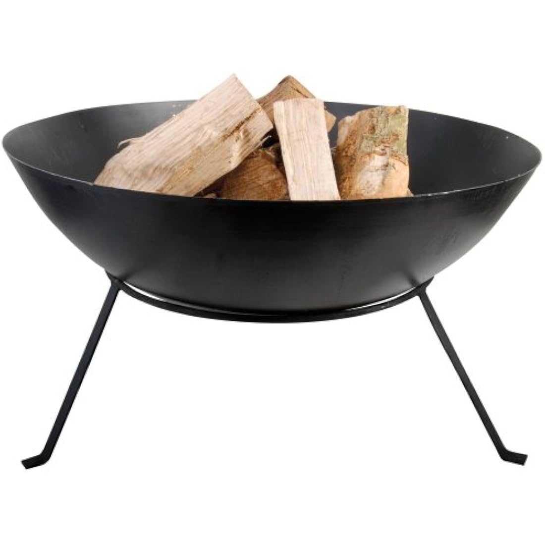 Esschert Design FF114 Steel Fire Bowl, Black, 14.0 in*23.0 in*23.0 in
