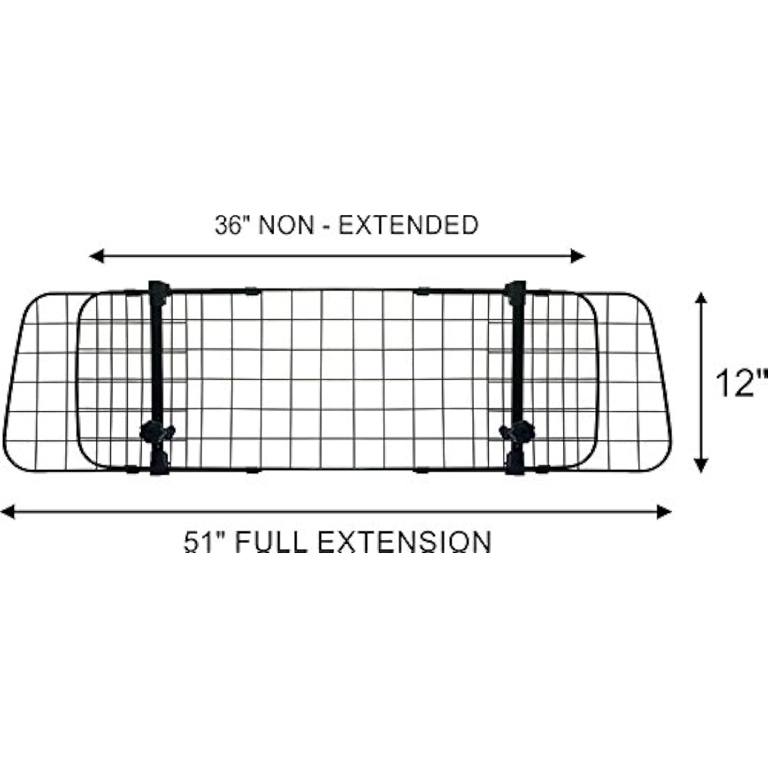 Heavy Duty Car Boot Liner Mat & Bumper Protector & Mesh Grill Dog Barrier Guard