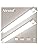 2 PCS Led Batten Light 4ft Tube Light 120CM 36W 3600LM IP66 Waterproof Airand Linkable Ceiling Light Natural White for Garage Office Workshop Cellar Shop Basement Bathroom Kitchen Hotel Indoor Outdoor