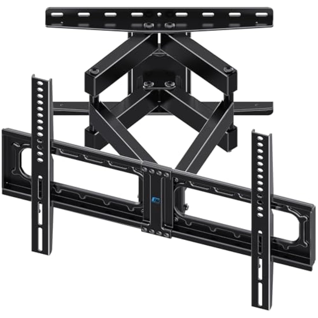 HOME VISION Heavy Duty Full Motion TV Wall Mount Bracket for 32-85 Inch Flat/Curved Screens, Swivel & Tilt, 60kg/132lbs Capacity, Max VESA 600x400mm, Fits Most 40 43 50 55 65 70 75+ Inch TVs, HV6601