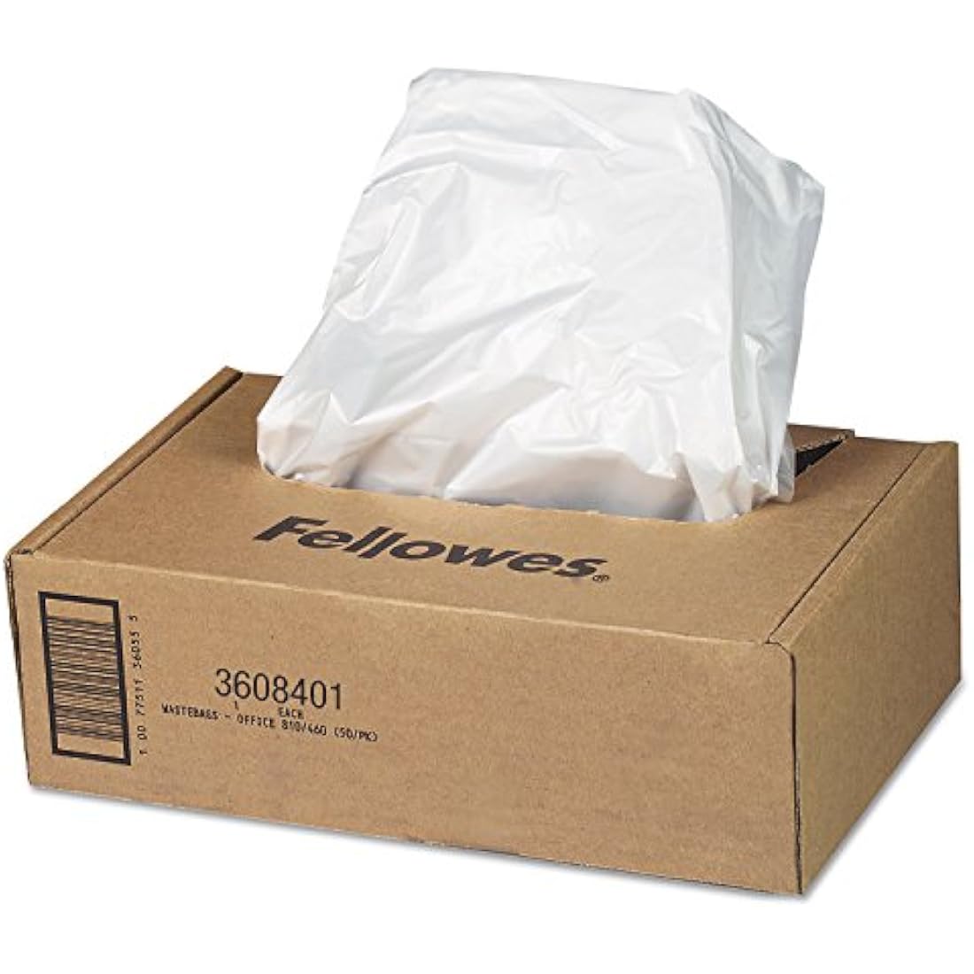 Fellowes Shredder Bags 60-75 Litre - Pack of 50, Opaque