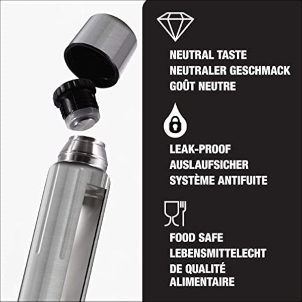 SIGG - Insulated Water Bottle - Thermo Flask Gemstone IBT - with Cup - Leakproof - Lightweight - BPA Free - 18/8 Stainless Steel - 0.5L / 0.75L / 1.1L