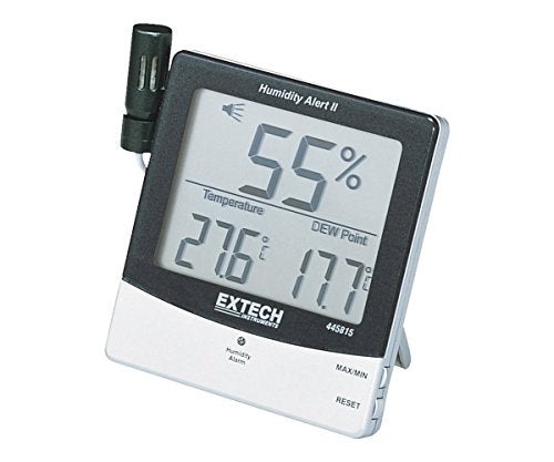 Extech Instruments 445815 Big Digit Humidity Alert,White