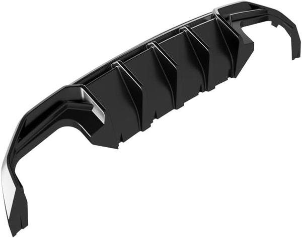 Oneway Rear Diffuser compatible with Audi A3 8Y S-Line/S3 Sedan/Sportback 2020- - Gloss black