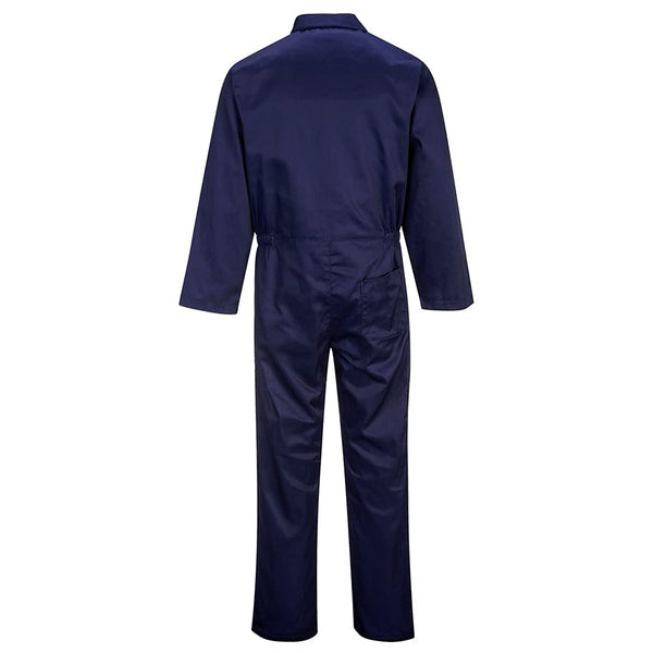 Portwest S999 Men's Work Coveralls - Protective Polycotton Work Overalls Durable Workwear Boiler Suit for Mechanics Warehouse Garages DIY Navy, X-Large