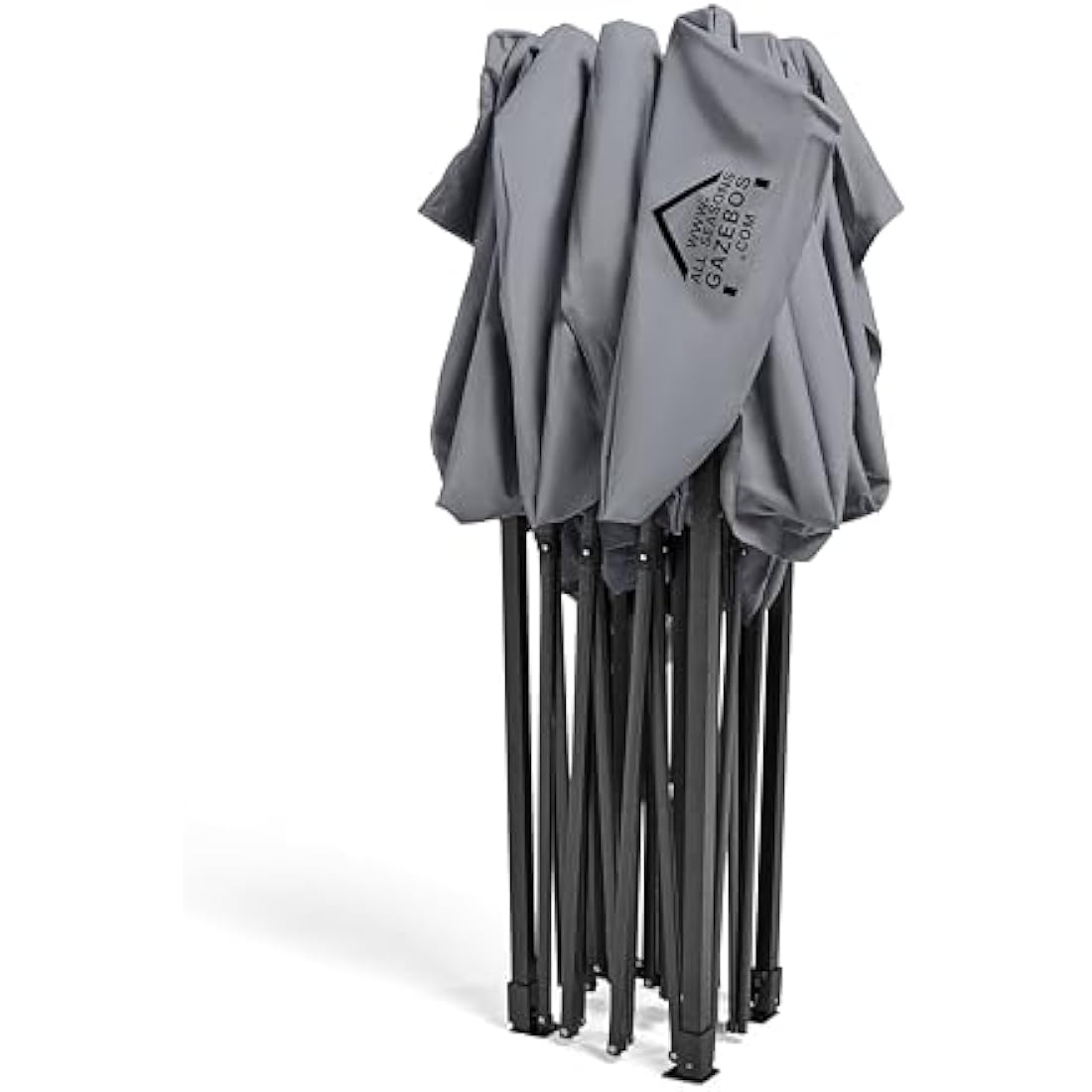 All Seasons Gazebos, 3x2m Heavy Duty Fully Waterproof, Premium Pop Up Gazebo + Carry Bag and Weights (Metallic Grey)