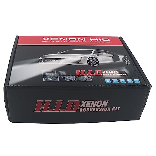 HSUN HID Conversion Kit,With Reliable Ballast Fit Car Factory Headlight,6000K Xenon White (H1)