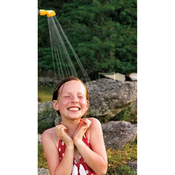 HOZELOCK - Pressure Sprayer Portashower 7L : Ideal for Outdoor Leisure and Gardening Needs (Camping, Caravanning, Cleaning Dogs), Supplied with Shower Spray Head & Carry Strap [4140A0000]