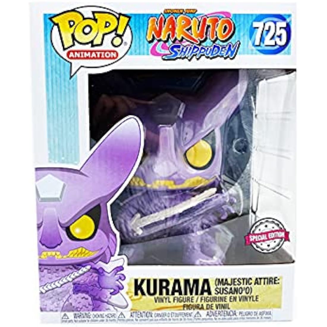 POP Funko Animation: Shonen Jump Naruto puden #725 - Kurama Majestic Attire Susano'o 6 Inch Exclusive