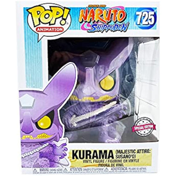 POP Funko Animation: Shonen Jump Naruto puden #725 - Kurama Majestic Attire Susano'o 6 Inch Exclusive