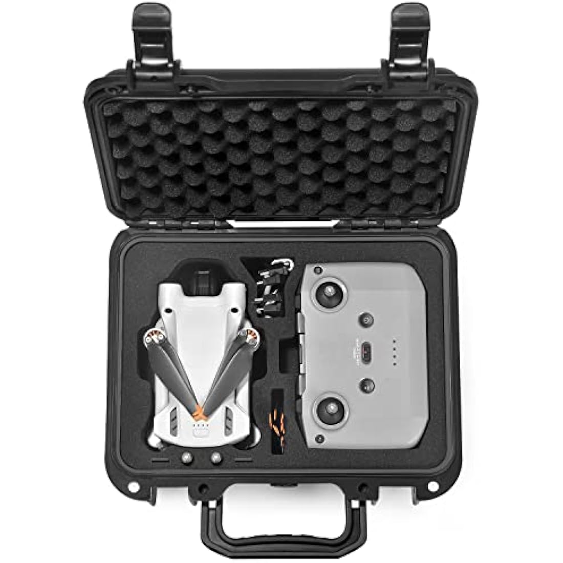 LEKUFEE Waterproof Hard Case for DJI Mini 4 Pro/3/3 Pro Drone,DJI RC N3/N2/N1 & Accessories (Case Only)