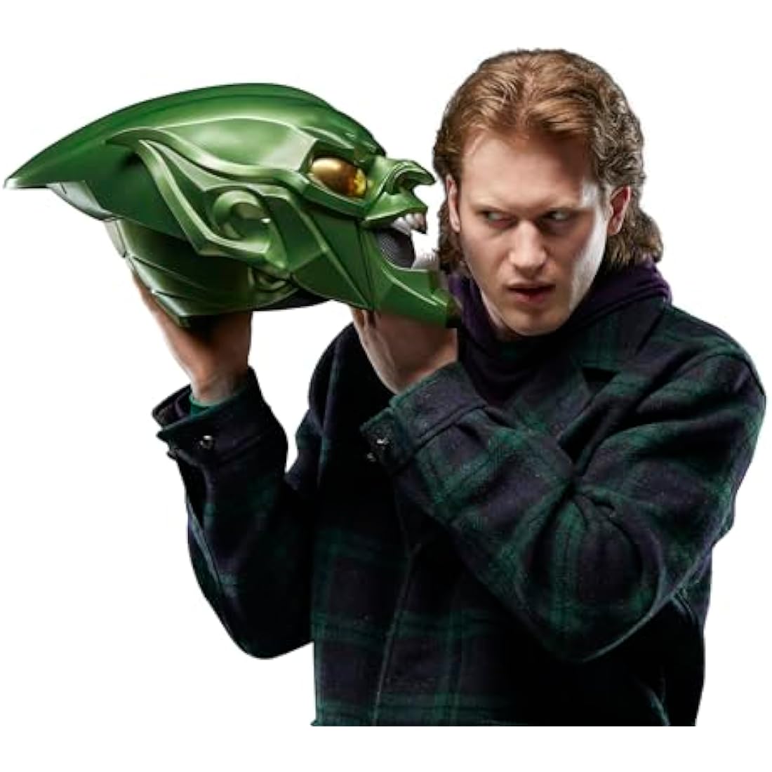 Marvel Legends Series Green Goblin Premium Roleplay Helmet, Spider-Man: No Way Home Adult Roleplay Gear