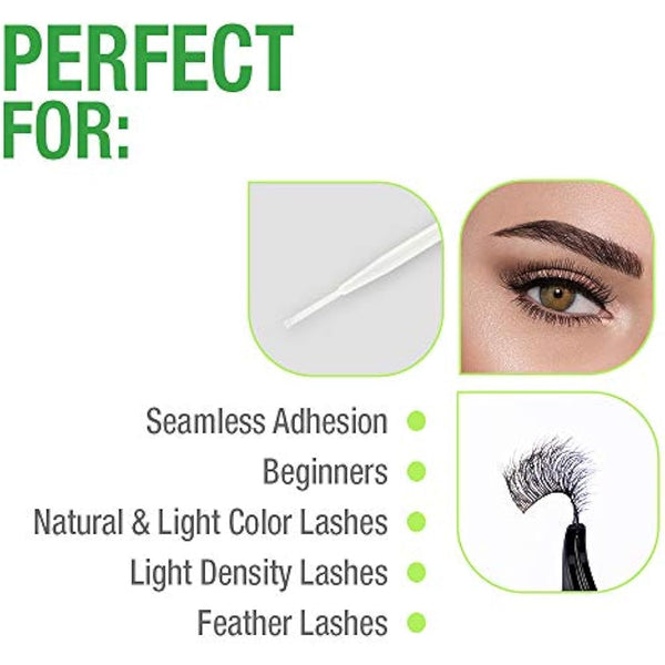 Duo Brush on Clear Lash Glue, Striplash Adhesive with Brush, Latex Free, Rapid Dry, Dries Clear, False Eyelash Glue, 5 g, (Pack of 1)