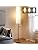 GyroVu Floor Lamp for Living Room, 65” Standing Lamp Tall Lamps for Bedroom with Paper Lampshade 3 Color Temperatures Floor Light for Living Room(Bulb Included)