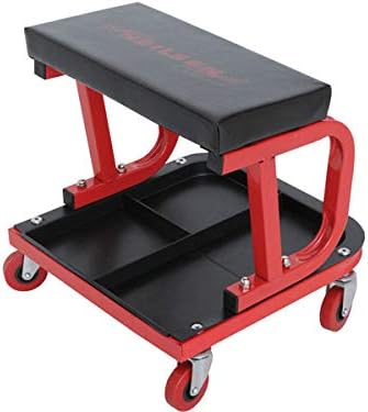 Mechanics Padded Creeper Trolley Seat Car Van Garage Gift Tool Workshop Stool