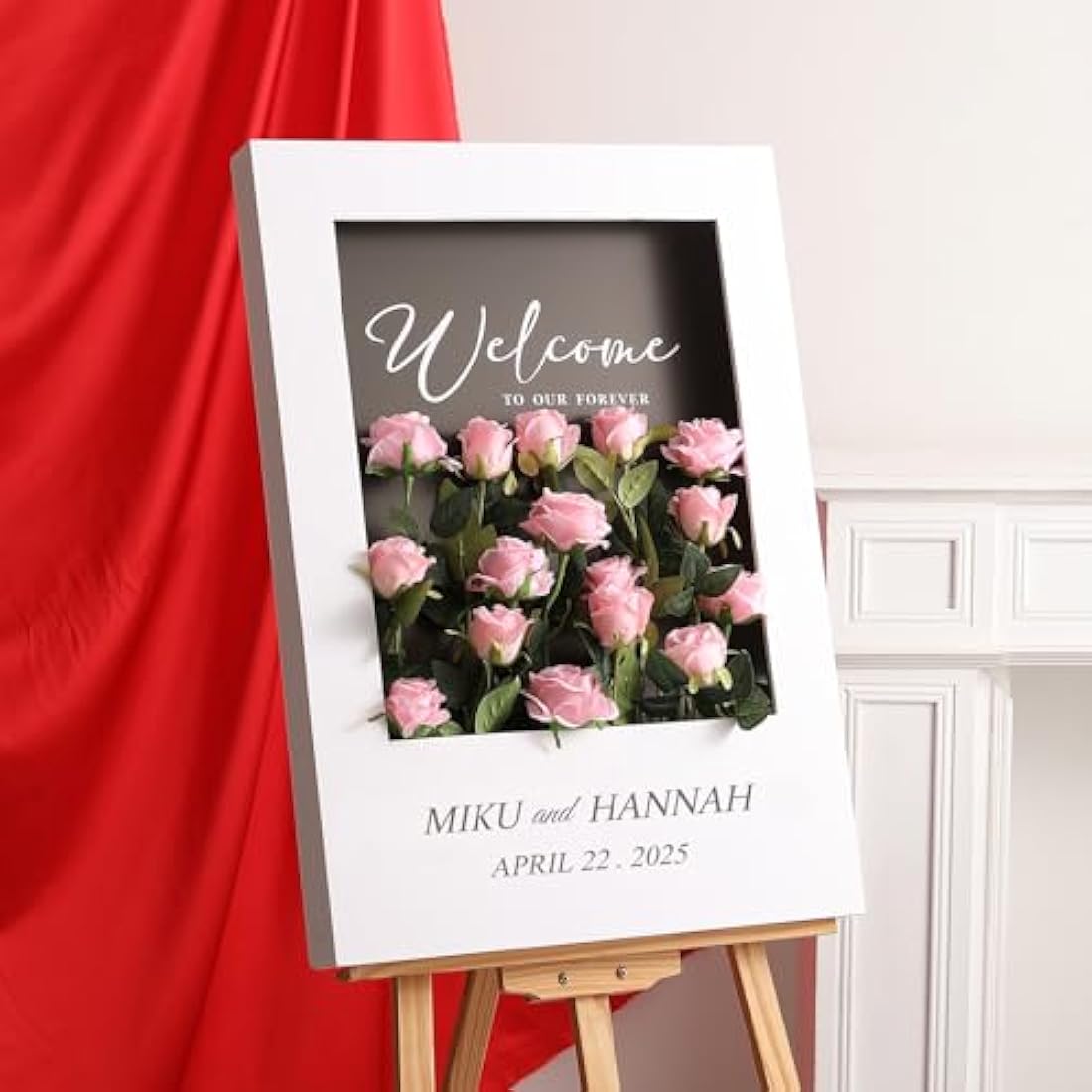 Hawesome 12PCS Artificial Roses Fake Flowers Single Long Stem Blooms With Rose Buds Wedding Decoration Bridal Bouquet Decorative Flower Arrangement Home Decoration Party Centerpieces in Pink