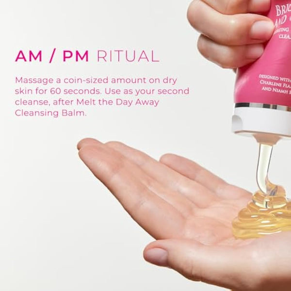 Ella & Jo Brighten & Glow Hydrating Exfoliating Cleanser - Gentle Daily Face Exfoliator with Pumpkin Enzyme, Vitamin A, E, and Omega 6 for a Brighter, Glowing, Hydrated, and Smoother Appearance