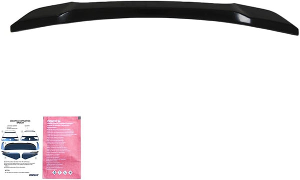 Oneway Roof Spoiler (Cap) compatible with BMW X3 M-Pack/M40d/M40i G01 2018- - Gloss black