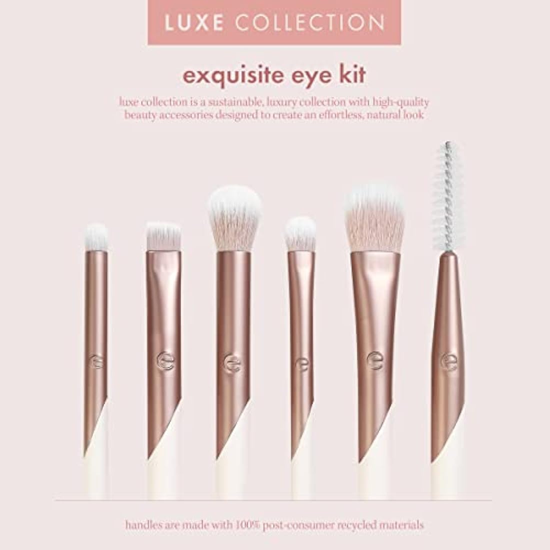 EcoTools Luxe Exquisite Eye Makeup Brush Kit, 6 Piece Set