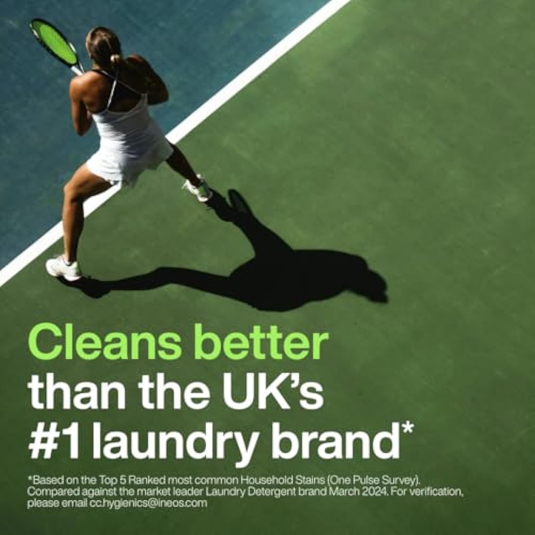 INEOS Next-Gen Non Bio Laundry Washing Liquid Detergent, 198 Washes (6 x 1L), High Performance Stain Remover For Clothes, Plant Powered, For Sensitive Skin, Peony + Rice Milk, Packaging May Vary