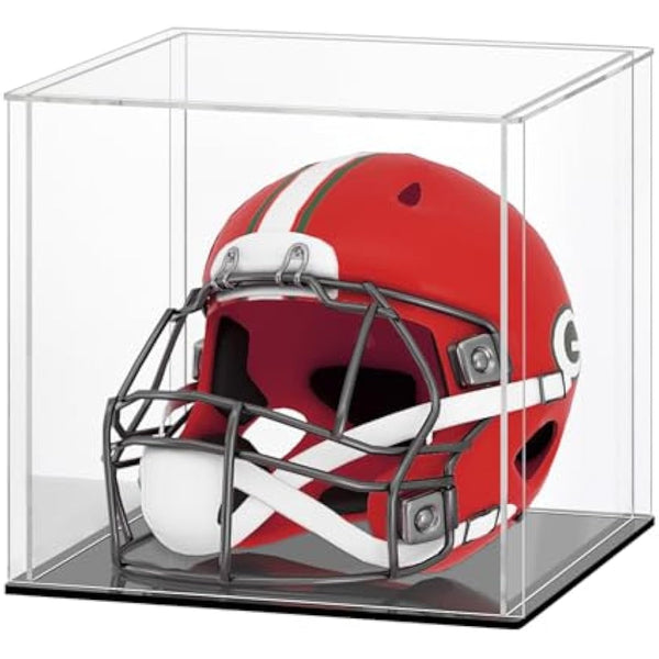 HUIJINTAO Clear Acrylic Display Case Countertop Box Cube Organizer Stand Dustproof Protection Showcase for Action Figures/Toys/Collectibles(12.6x12.6x12.8inch;33x33x33cm)