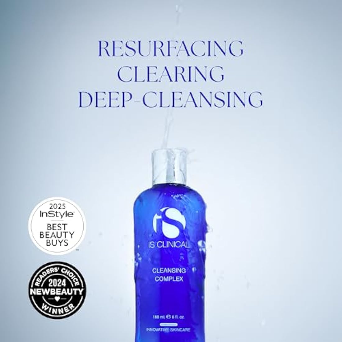 iS CLINICAL Cleansing Complex, 3in1 Gentle deep pore cleanser Face Wash and Makeup remover. Helps acne and blemish-prone skin 180 ml