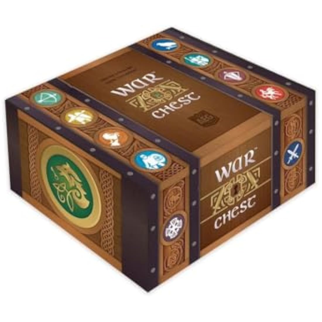 Alderac Entertainment Group | War Chest Tile Placement Game in English for age 14+ | Strategic and Battle game for 2-4 Players | Use Armies and Place all the Control Markers