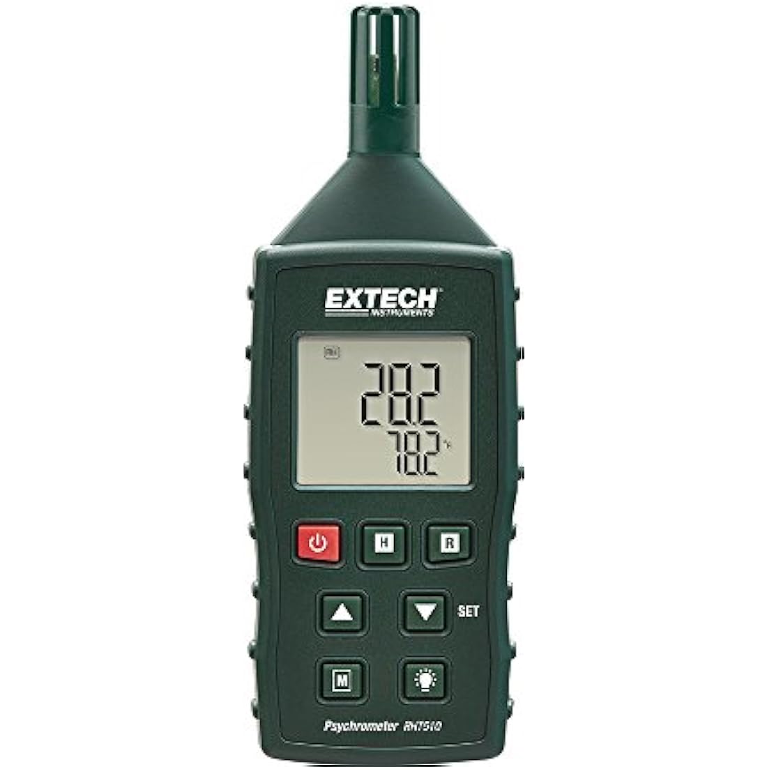 Extech RHT510 Hygro-Thermometer Psychrometer, Green