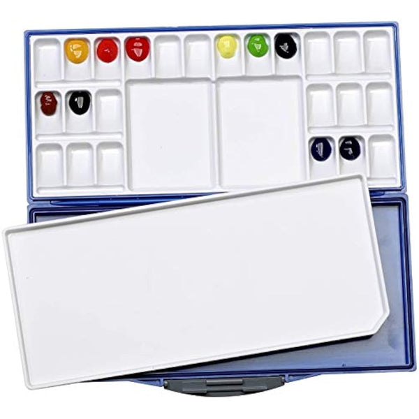 Martin Universal Martin Mijello Airtight Leak Proof Fusian Watercolor 24-Well Palette, Acrylic, Multicolour, 3.17x32.38x15.87 cm