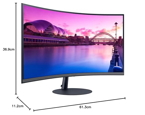 Samsung LS27C390EAUXXU 27" Curved FullHD 1080p Monitor with Speakers - 1920x1080, HDMI, Displayport, Freesync