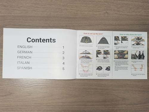 Cflity Camping Tent, 3 Man Pop Up Tent Automatic Instant Three Layer Waterproof 4 Season Large Dome Tent & Shelters with Extended Floor Mat Porch 2 Hall Poles Removable Rainfly