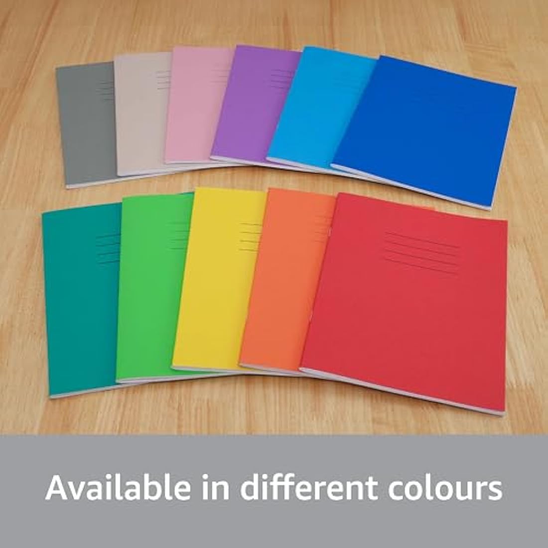 Hamelin 9 x 7-Inch 8 mm Ruled and Margin 48 Pages Exercise Book - Dark Green (Pack of 100) 100101386