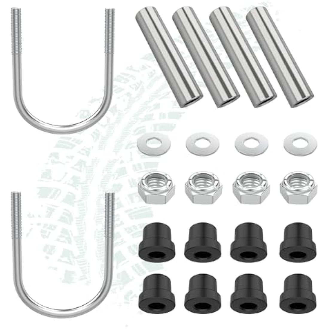 10L0L Golf Buggy Rear Heavy Duty 4-Leaf Spring Kit